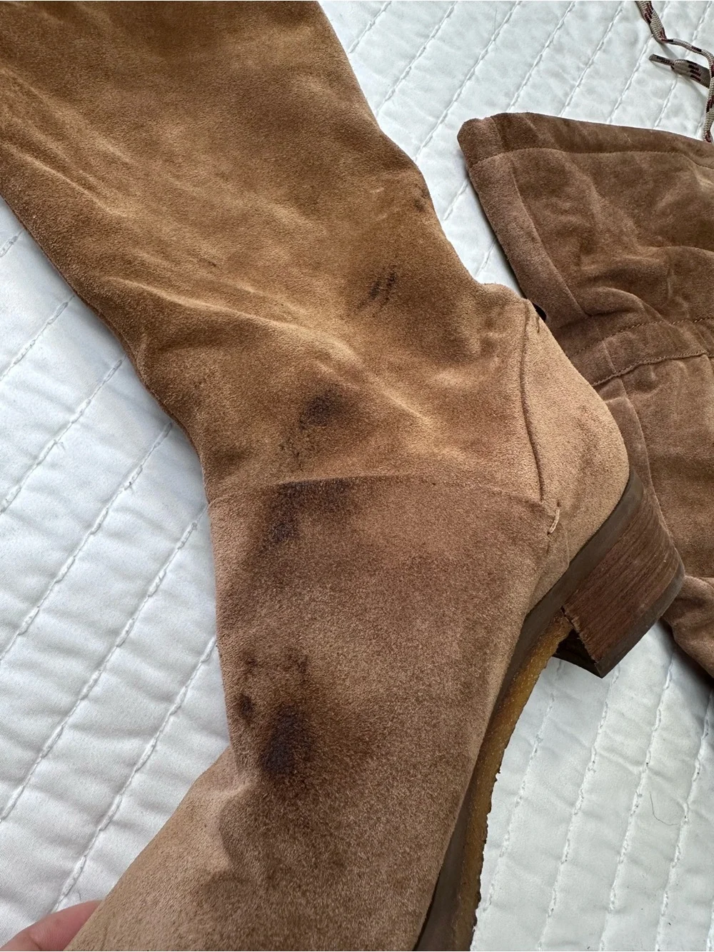 See by Chloé Jona Slouchy Cognac Suede Over-the-Knee Slouch Boots Size 39 or 8